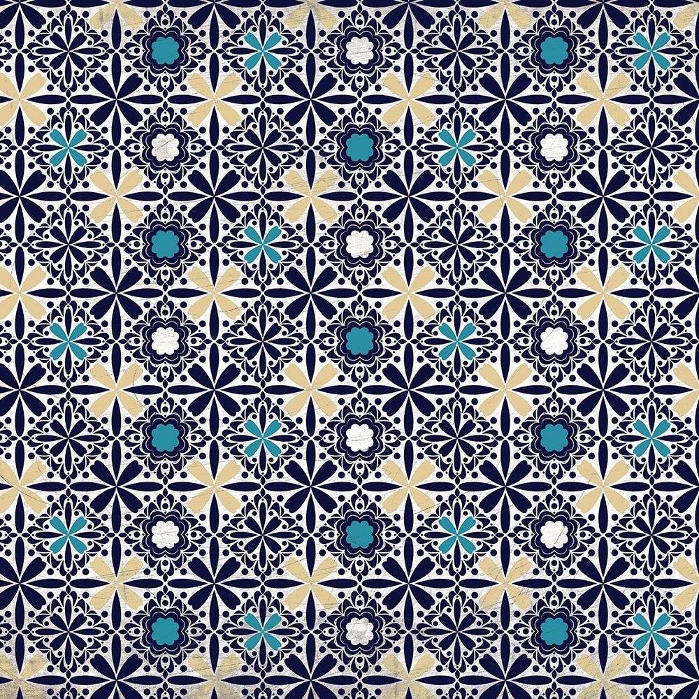 Blue Tiled 1 art print by Kimberly Allen for $57.95 CAD