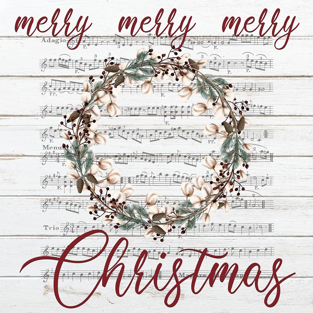 Merry Merry Merry art print by Kimberly Allen for $57.95 CAD