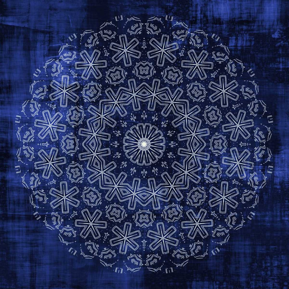 Indigo Mandala 1 art print by Kimberly Allen for $57.95 CAD