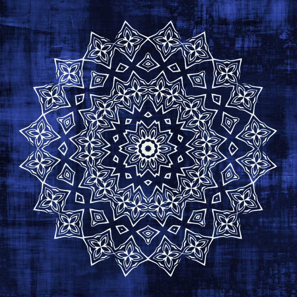 Indigo Mandala 2 art print by Kimberly Allen for $57.95 CAD