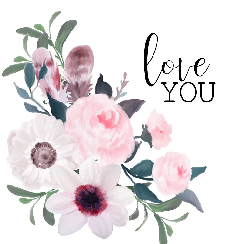 Love You art print by Kimberly Allen for $57.95 CAD
