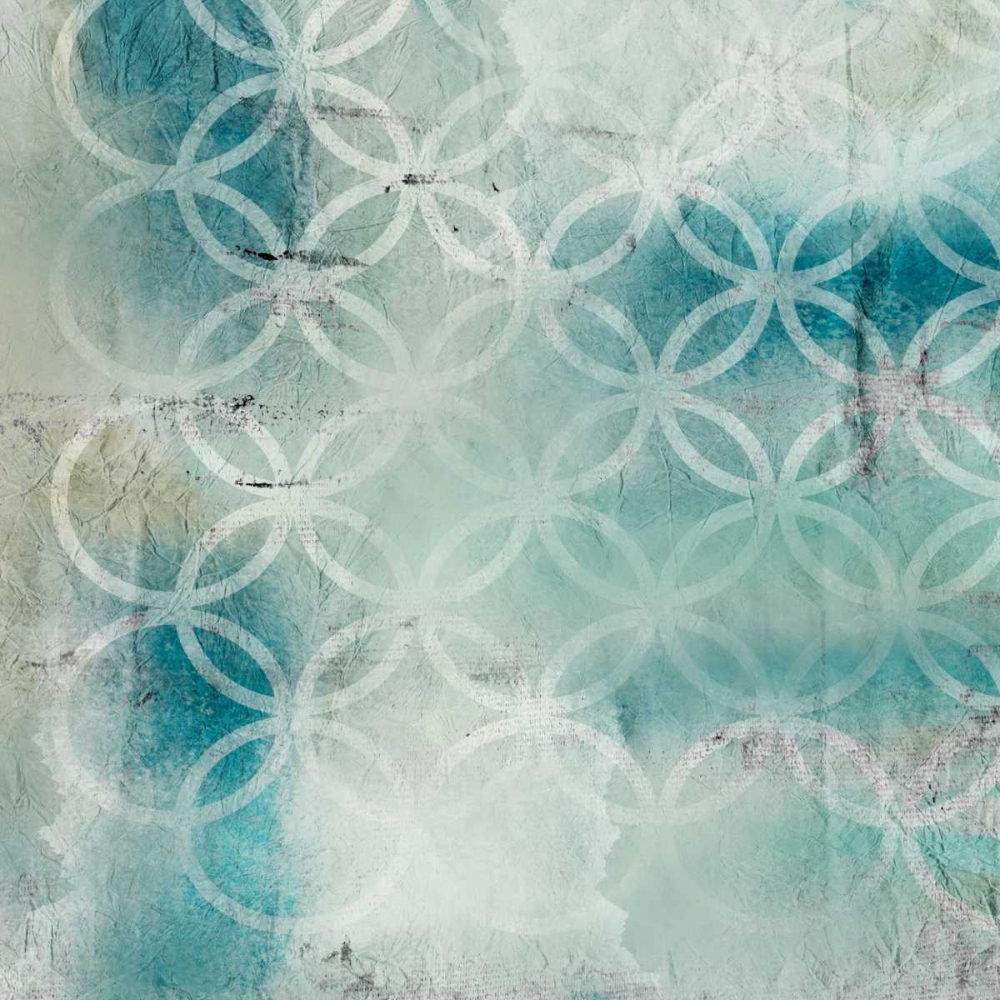 Teal Geo 1 art print by Kimberly Allen for $57.95 CAD