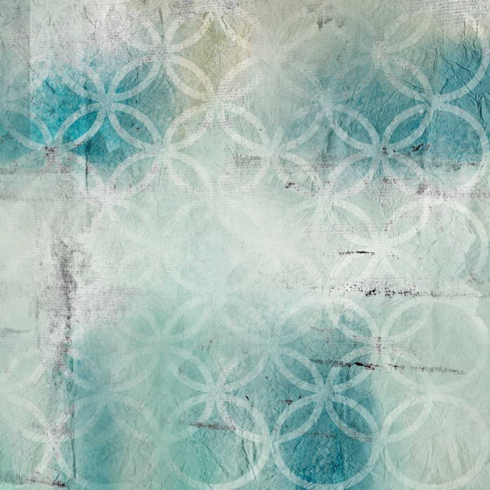 Teal Geo 2 art print by Kimberly Allen for $57.95 CAD