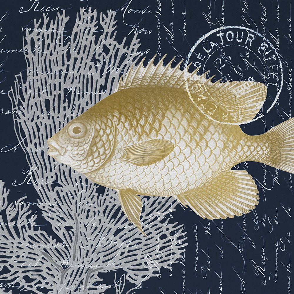 Fish Blues 2 art print by Kimberly Allen for $57.95 CAD