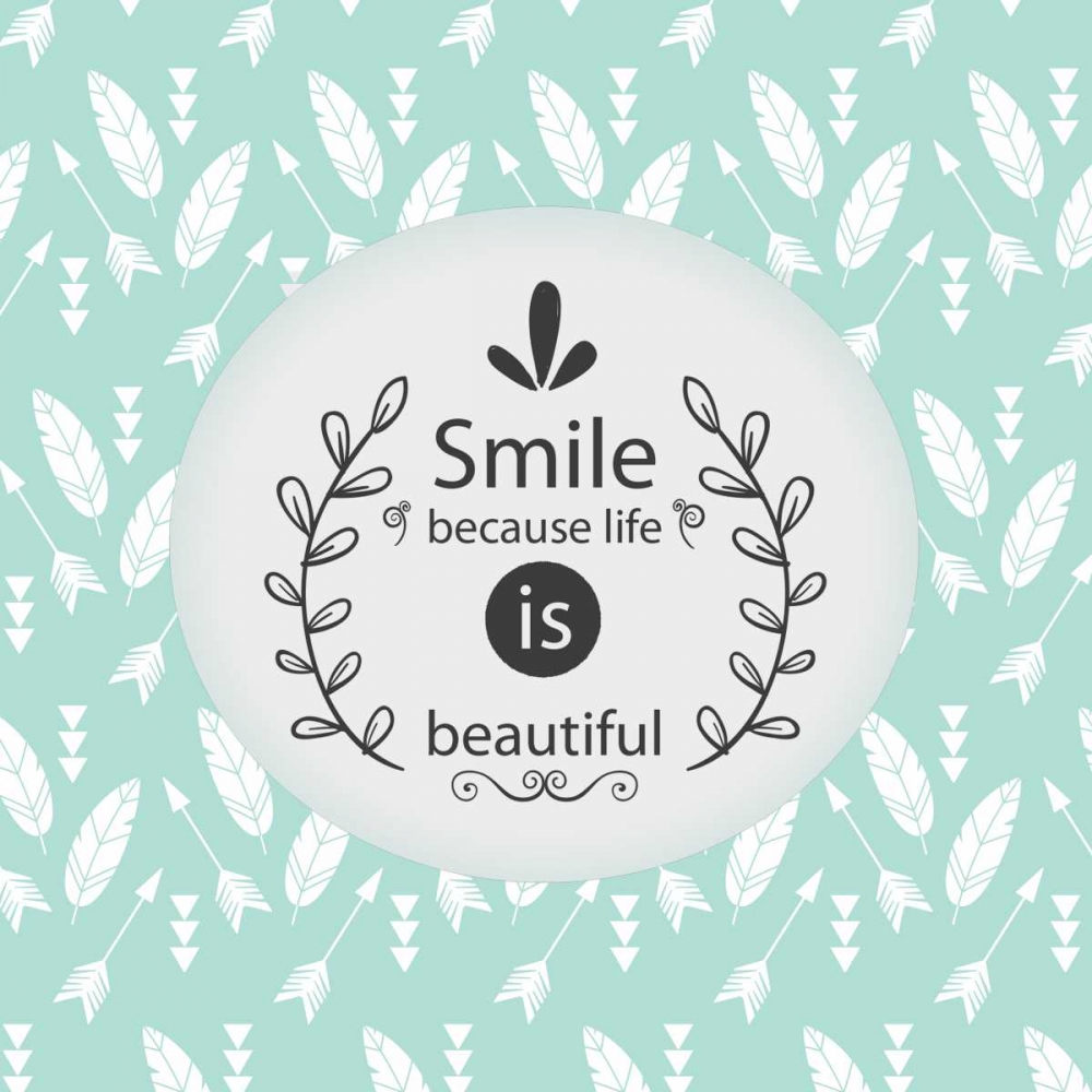 Smile Because art print by Kimberly Allen for $57.95 CAD