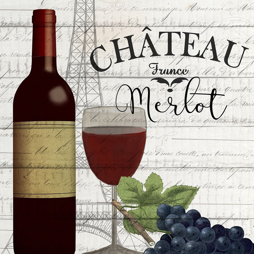 Vino Paris 1 art print by Kimberly Allen for $57.95 CAD