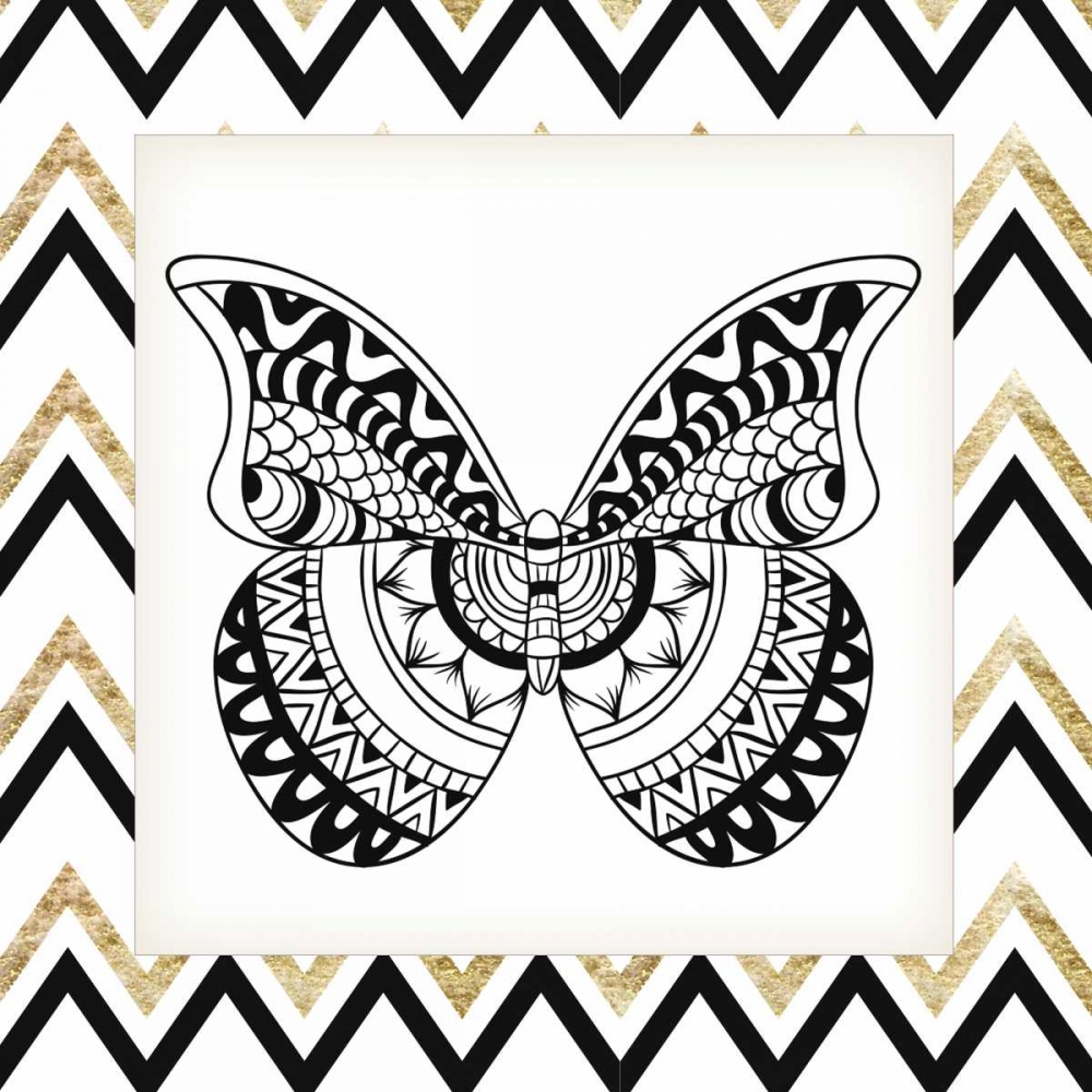 Zig Zag Butterfly 1 art print by Kimberly Allen for $57.95 CAD