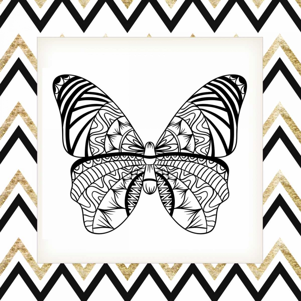 Zig Zag Butterfly 3 art print by Kimberly Allen for $57.95 CAD