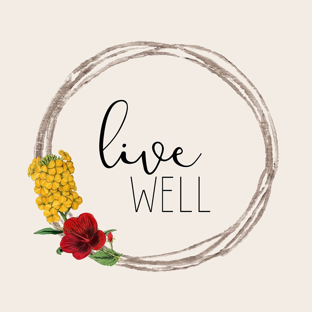 Live Well 3 art print by Kimberly Allen for $57.95 CAD