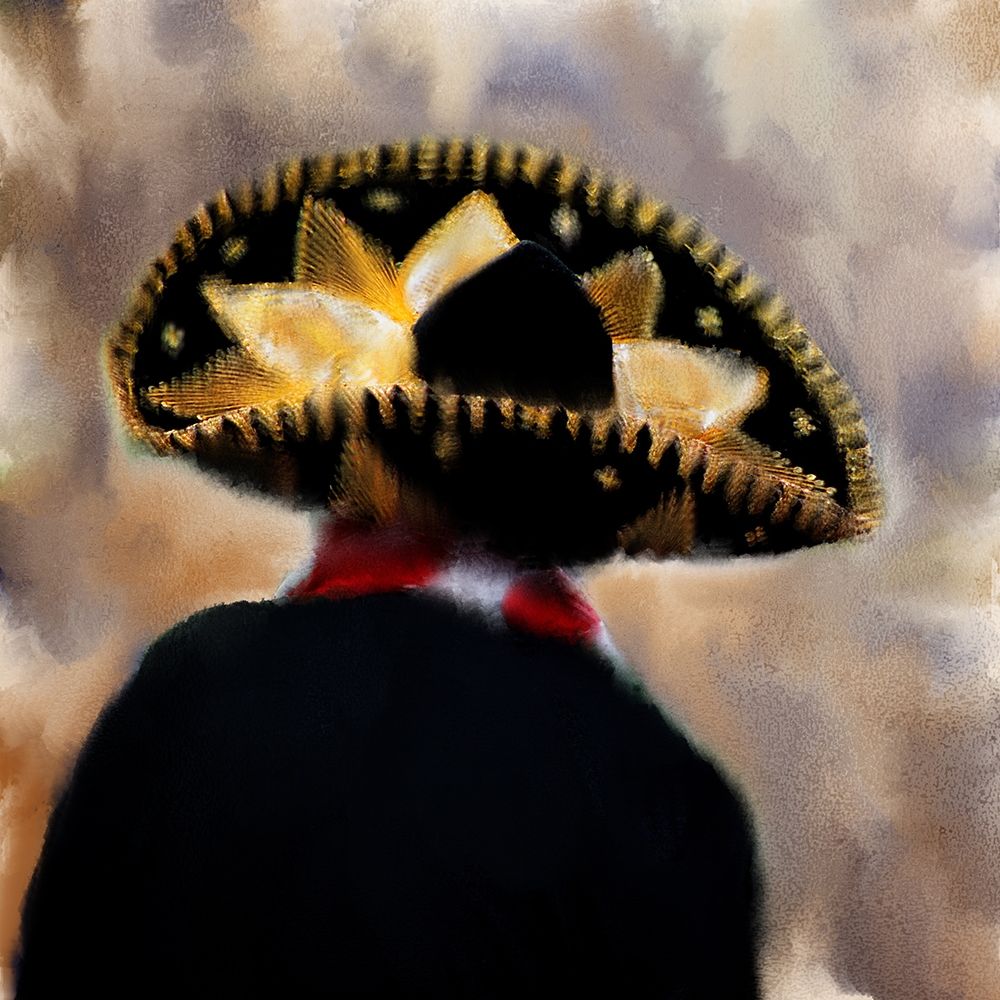 Gold and Black Sombrero art print by Kimberly Allen for $57.95 CAD