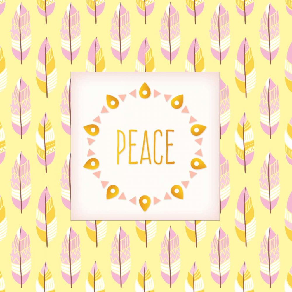 Boho Peace art print by Kimberly Allen for $57.95 CAD