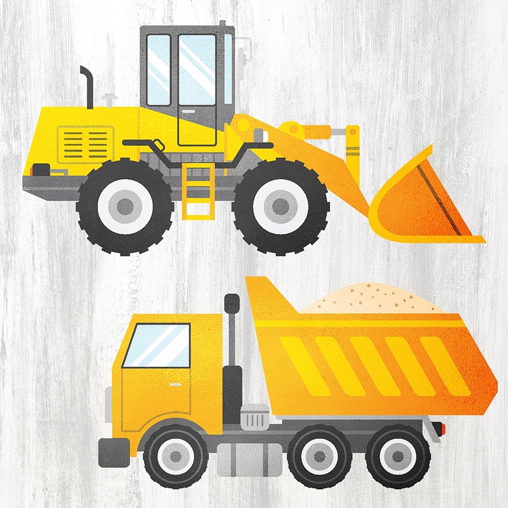 Tractor and Trucks 1 v2 art print by Kimberly Allen for $57.95 CAD