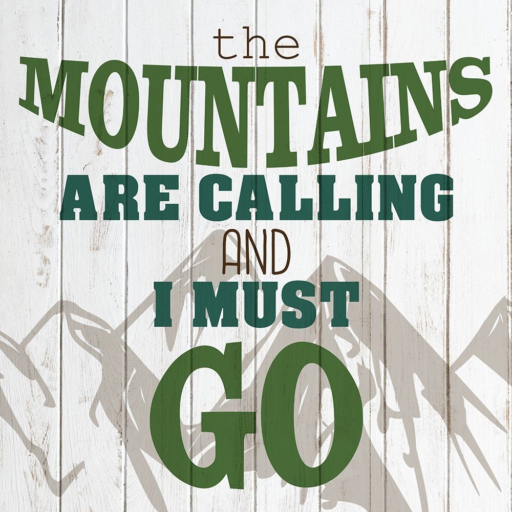 The Mountains 1 art print by Kimberly Allen for $57.95 CAD