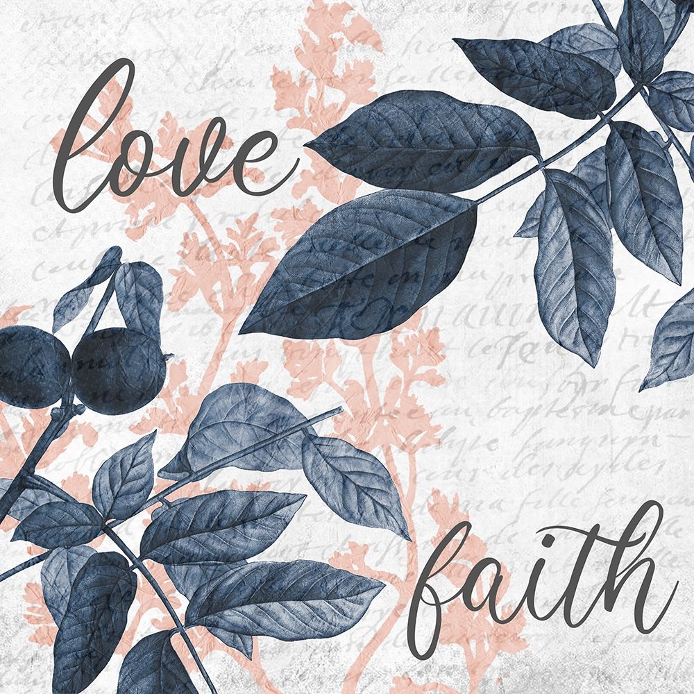 Navy Branches 1 Faith art print by Kimberly Allen for $57.95 CAD