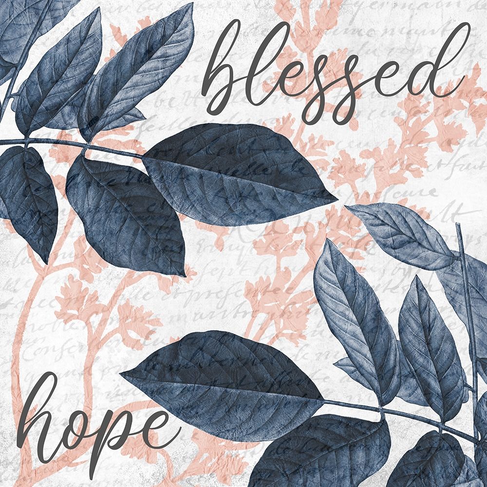 Navy Branches 2 Hope art print by Kimberly Allen for $57.95 CAD