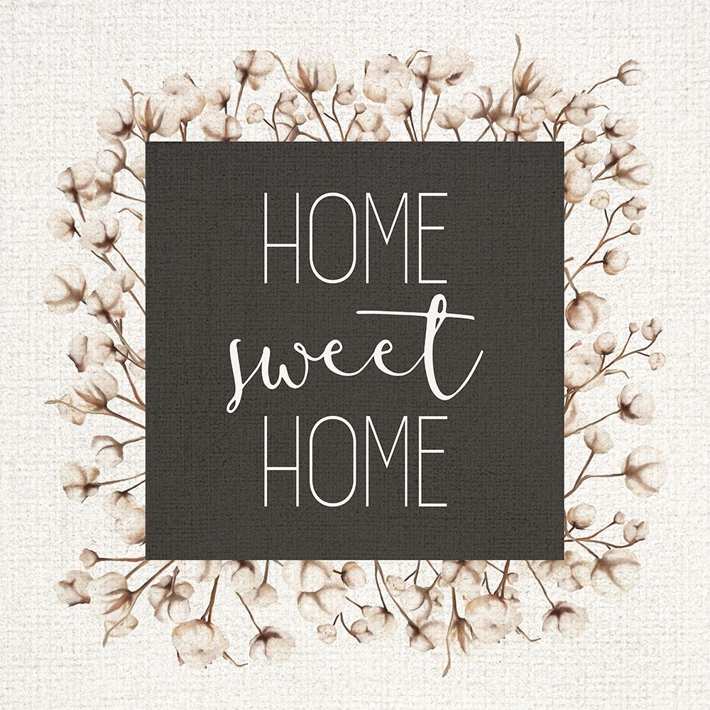Home Sweet Home Cotton art print by Kimberly Allen for $57.95 CAD