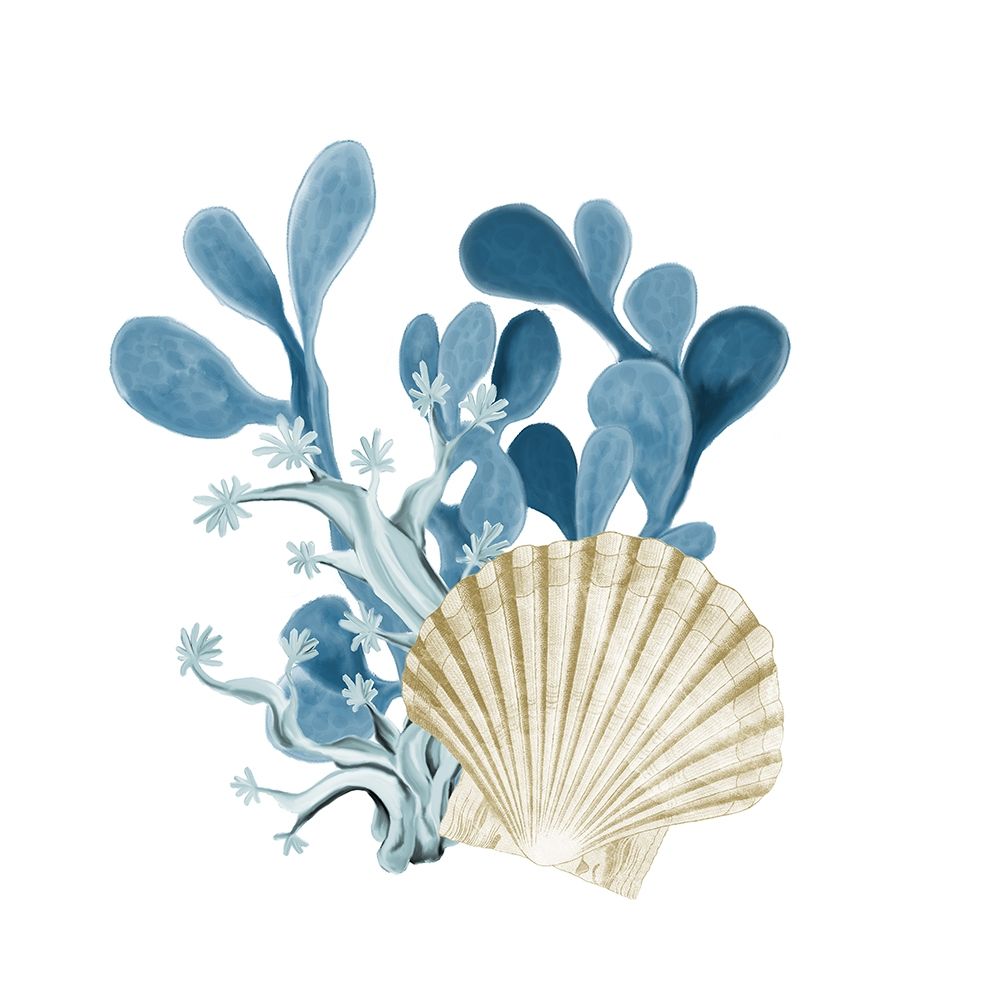 Coastal Coral 5 art print by Kimberly Allen for $57.95 CAD