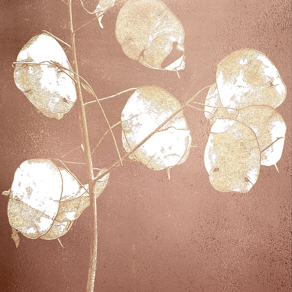 Rose Gold Leaves 1 art print by Kimberly Allen for $57.95 CAD