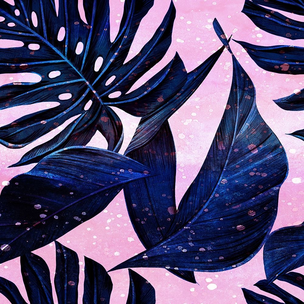 Indigo Pink Tropic 1 art print by Kimberly Allen for $57.95 CAD