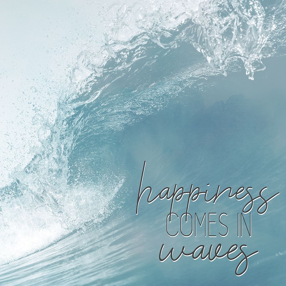 Happiness Waves art print by Kimberly Allen for $57.95 CAD