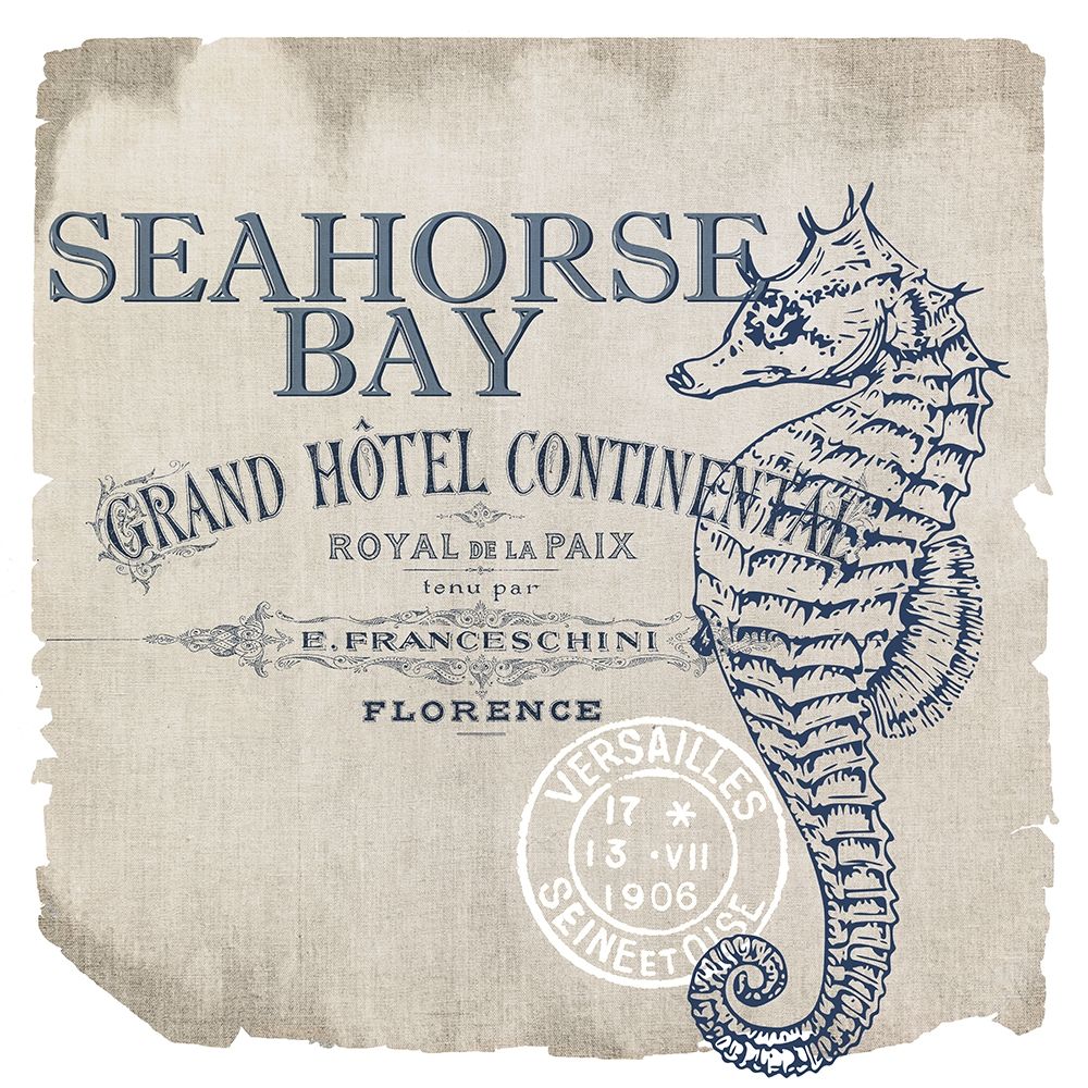 Seahorse Bay 1 art print by Kimberly Allen for $57.95 CAD