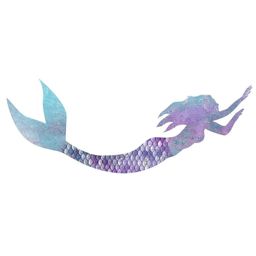 Mermaid Swimming Square art print by Kimberly Allen for $57.95 CAD