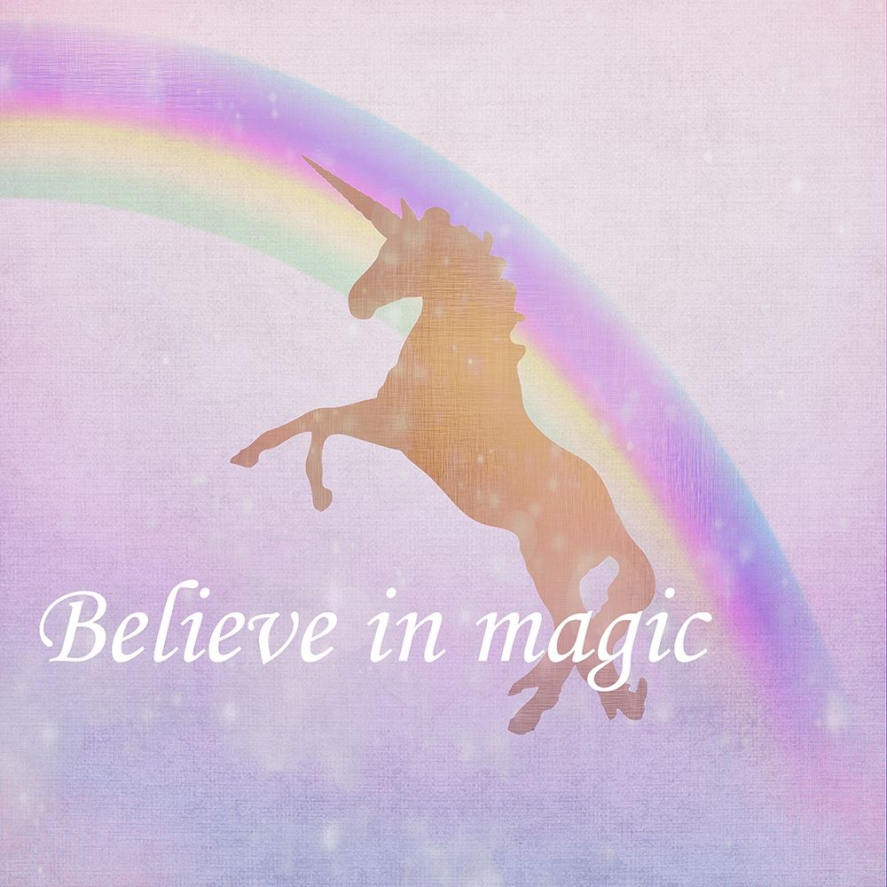 Believe in Magic Unicorn art print by Kimberly Allen for $57.95 CAD