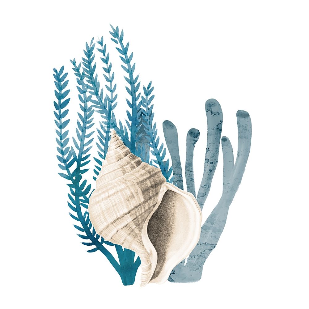Coral Cove Blue 2 art print by Kimberly Allen for $57.95 CAD