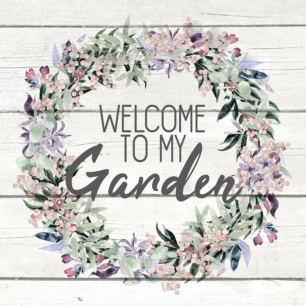 Garden Wreath art print by Kimberly Allen for $57.95 CAD