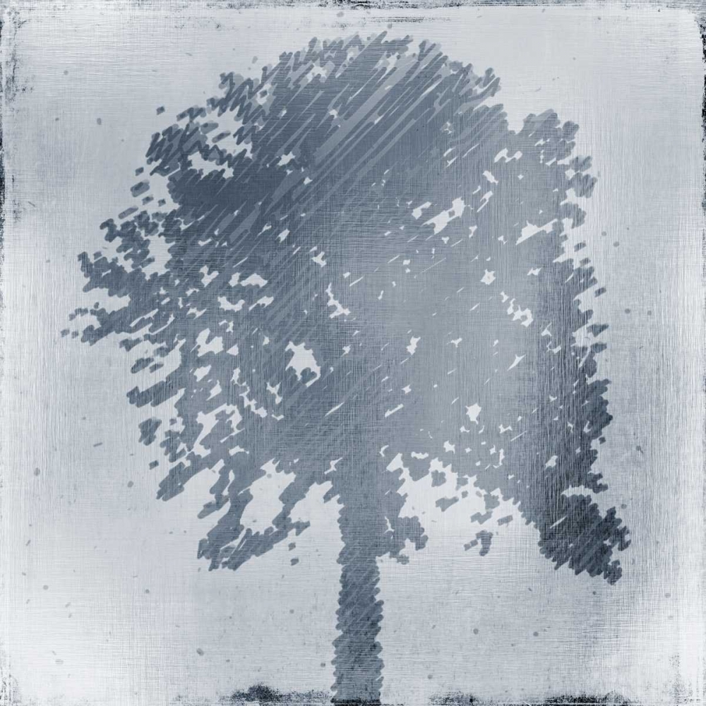 Frosted Tree Silhouette 1 art print by Kimberly Allen for $57.95 CAD
