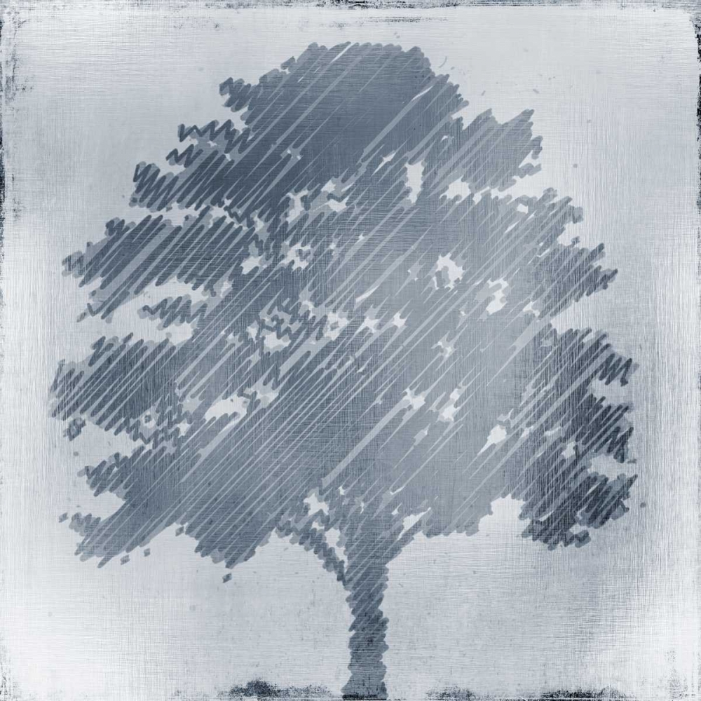 Frosted Tree Silhouette 2 art print by Kimberly Allen for $57.95 CAD