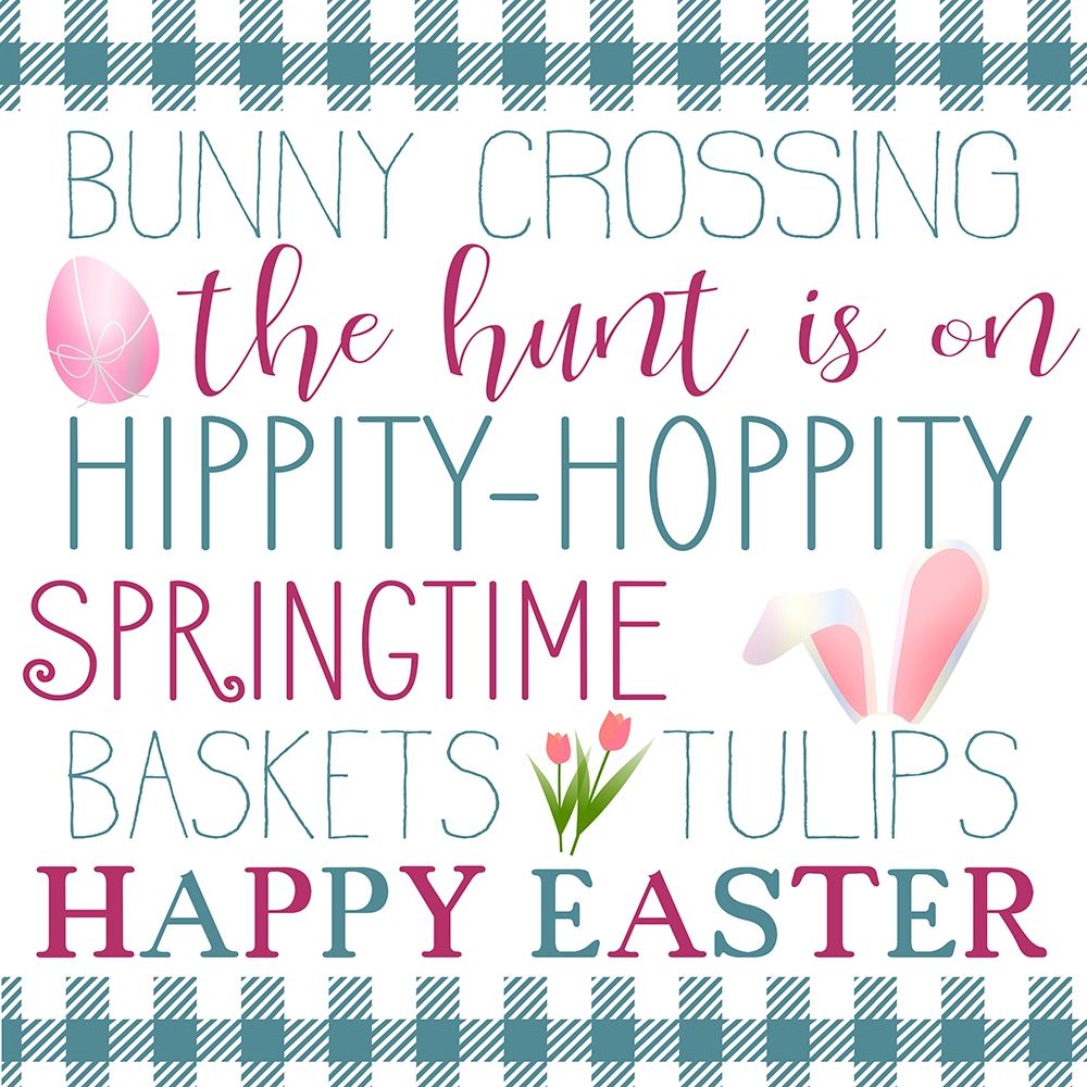 Bunny Crossing Square art print by Kimberly Allen for $57.95 CAD