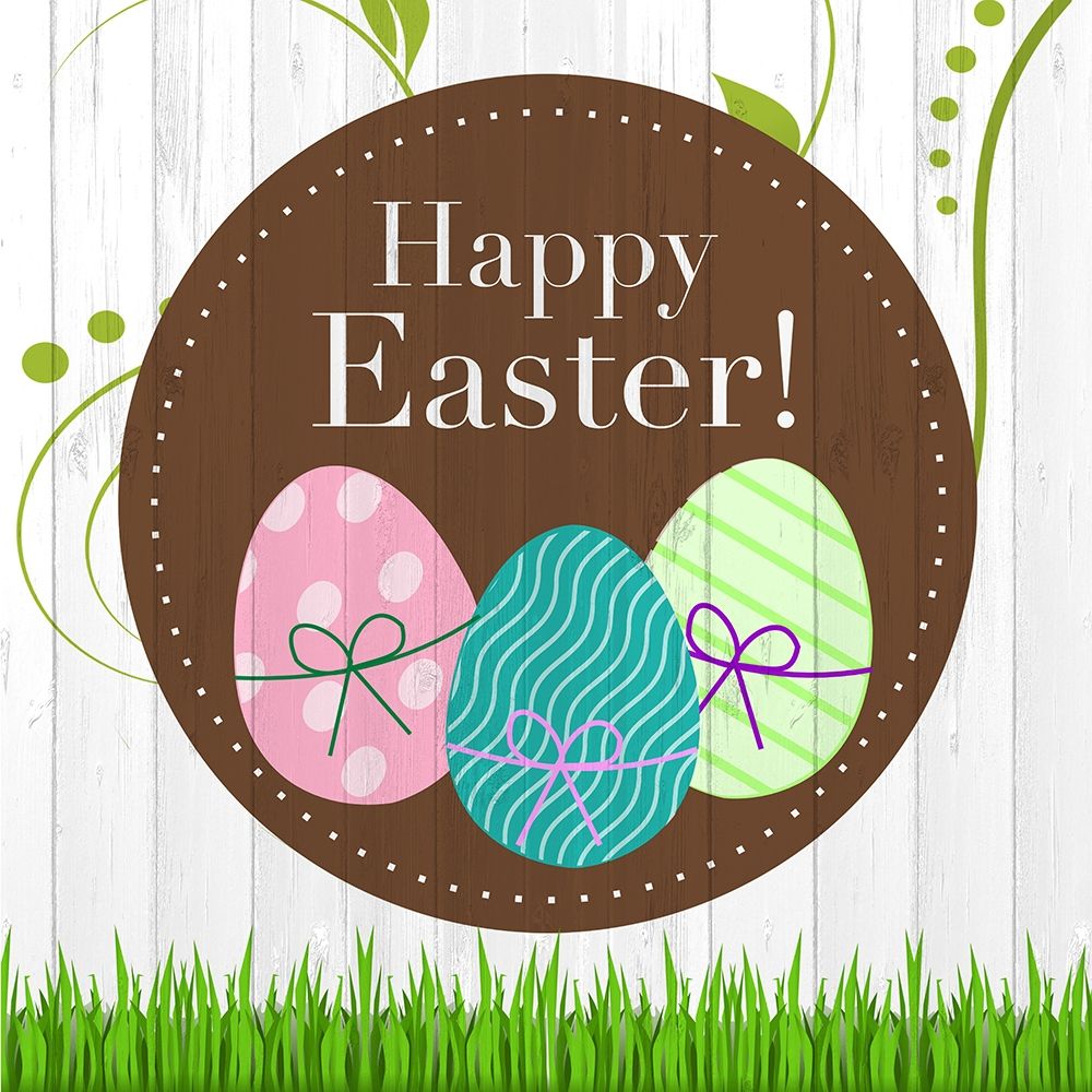 Happy Easter Square art print by Kimberly Allen for $57.95 CAD