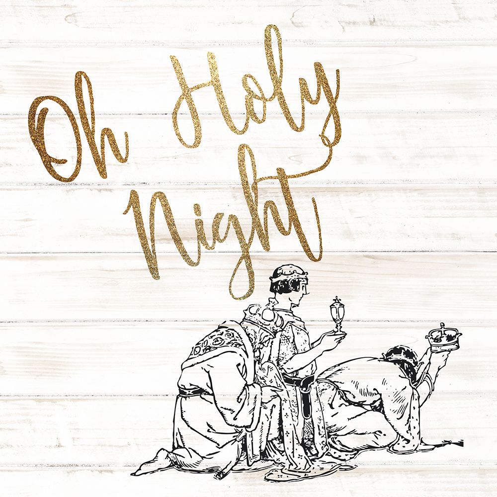 Oh Holy Night Wisemen V2 art print by Kimberly Allen for $57.95 CAD