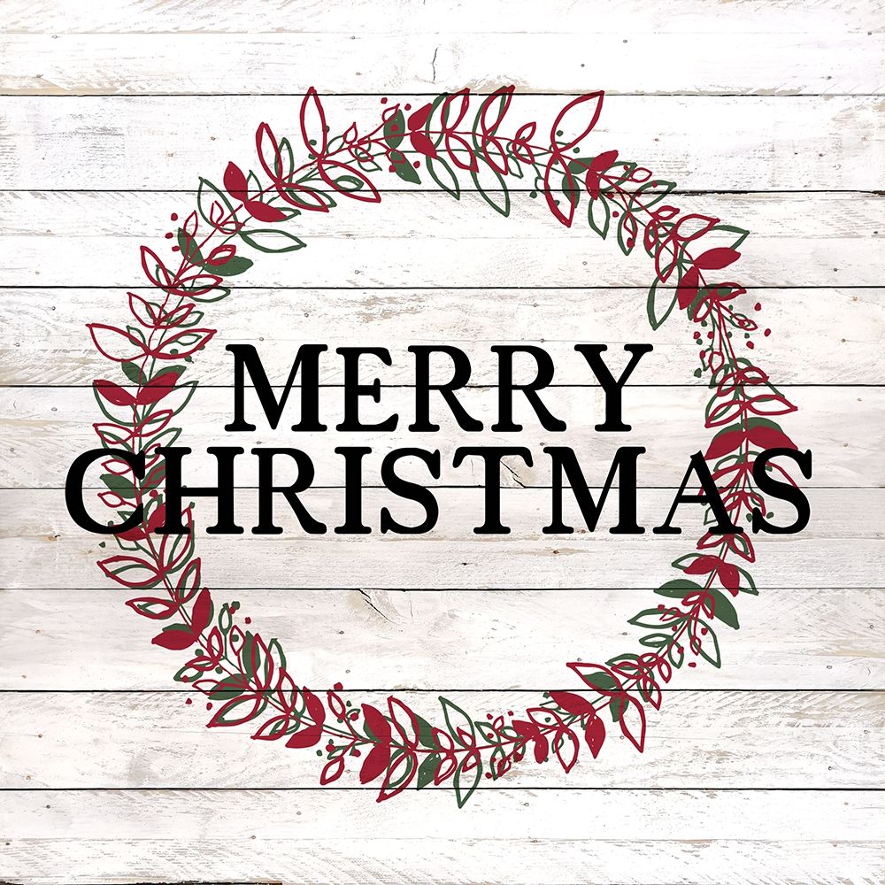 Merry Christmas art print by Kimberly Allen for $57.95 CAD