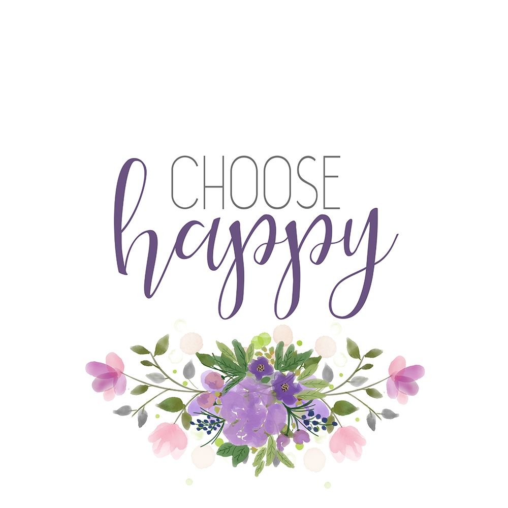 Choose Happy art print by Kimberly Allen for $57.95 CAD