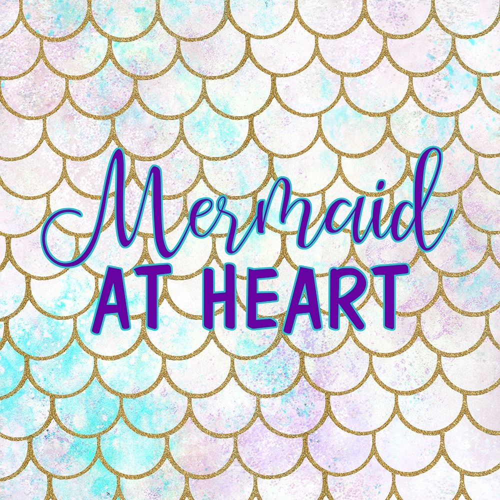 Mermaid at Heart art print by Kimberly Allen for $57.95 CAD