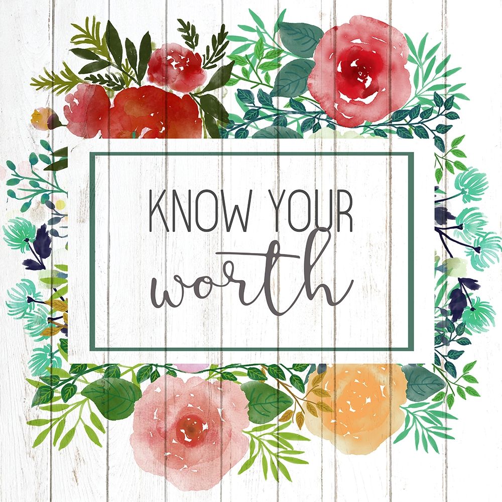 Know Your Worth 2 art print by Kimberly Allen for $57.95 CAD