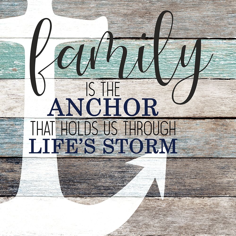 Anchor Family art print by Kimberly Allen for $57.95 CAD