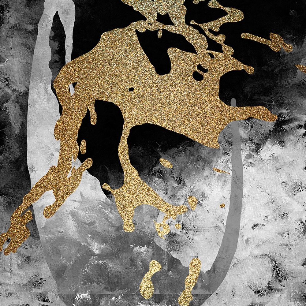 Gold Splash 2 art print by Kimberly Allen for $57.95 CAD