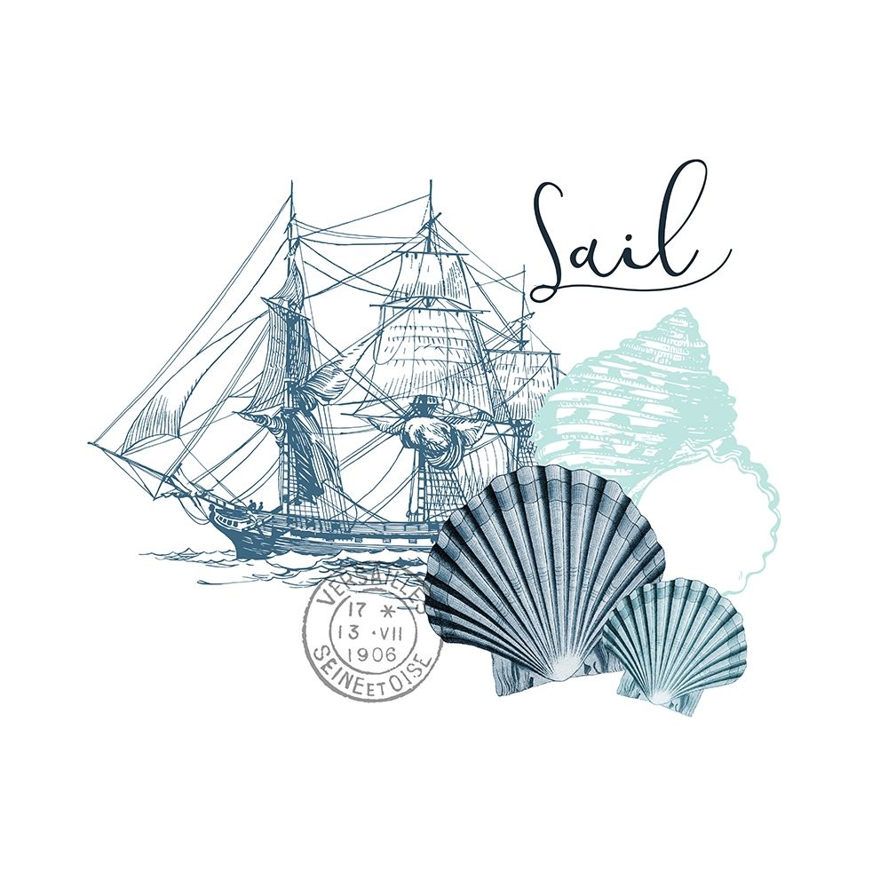 Sea Blues 1 art print by Kimberly Allen for $57.95 CAD