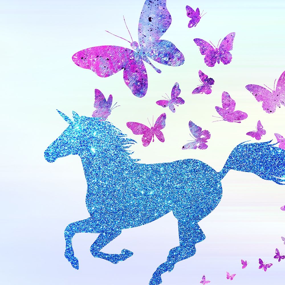 Unicorn Butterflies 2 art print by Kimberly Allen for $57.95 CAD