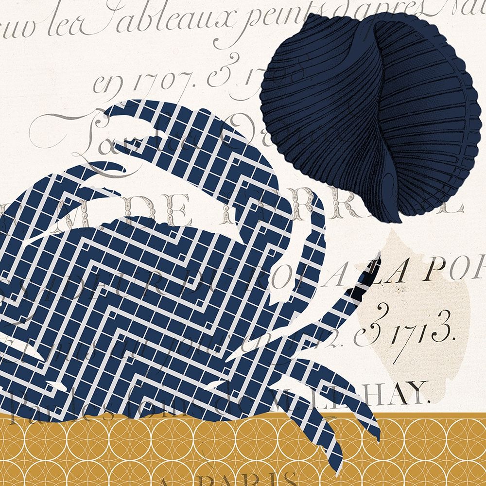 Navy Sea 2 art print by Kimberly Allen for $57.95 CAD