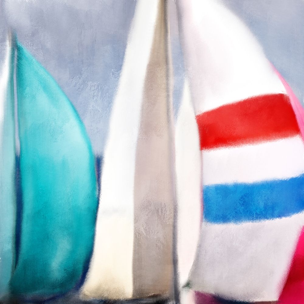 Colorful Sail art print by Kimberly Allen for $57.95 CAD