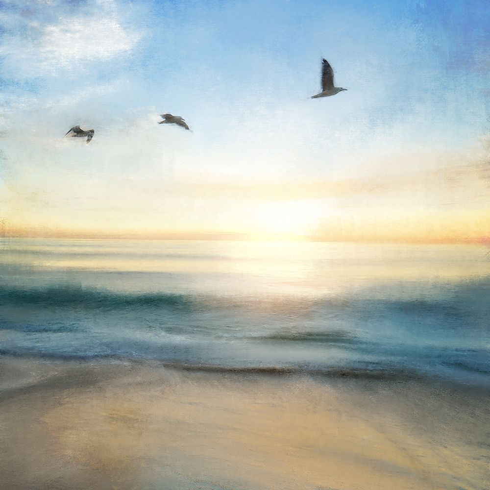 Sunrise Beach art print by Kimberly Allen for $57.95 CAD