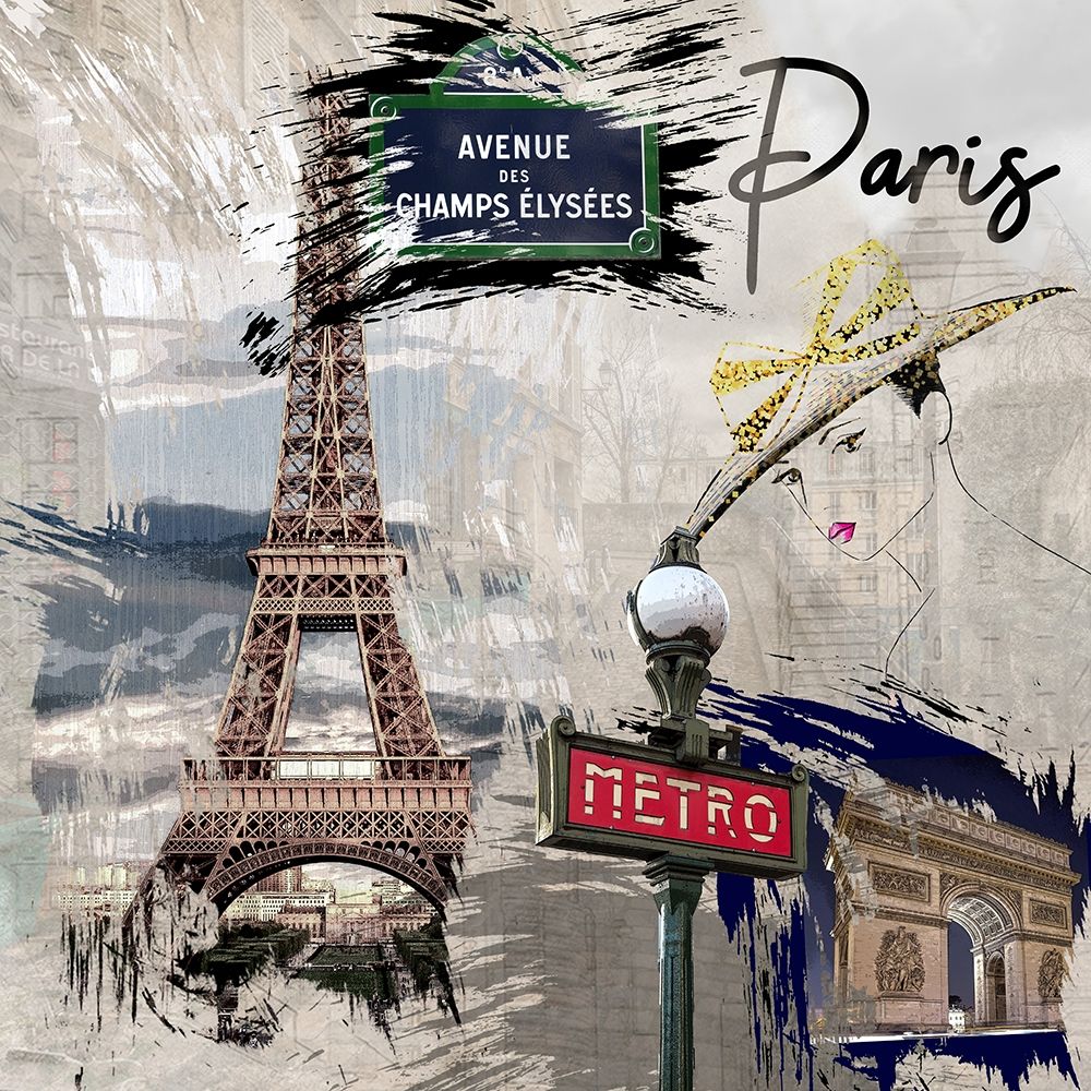 Paris Paris art print by Kimberly Allen for $57.95 CAD