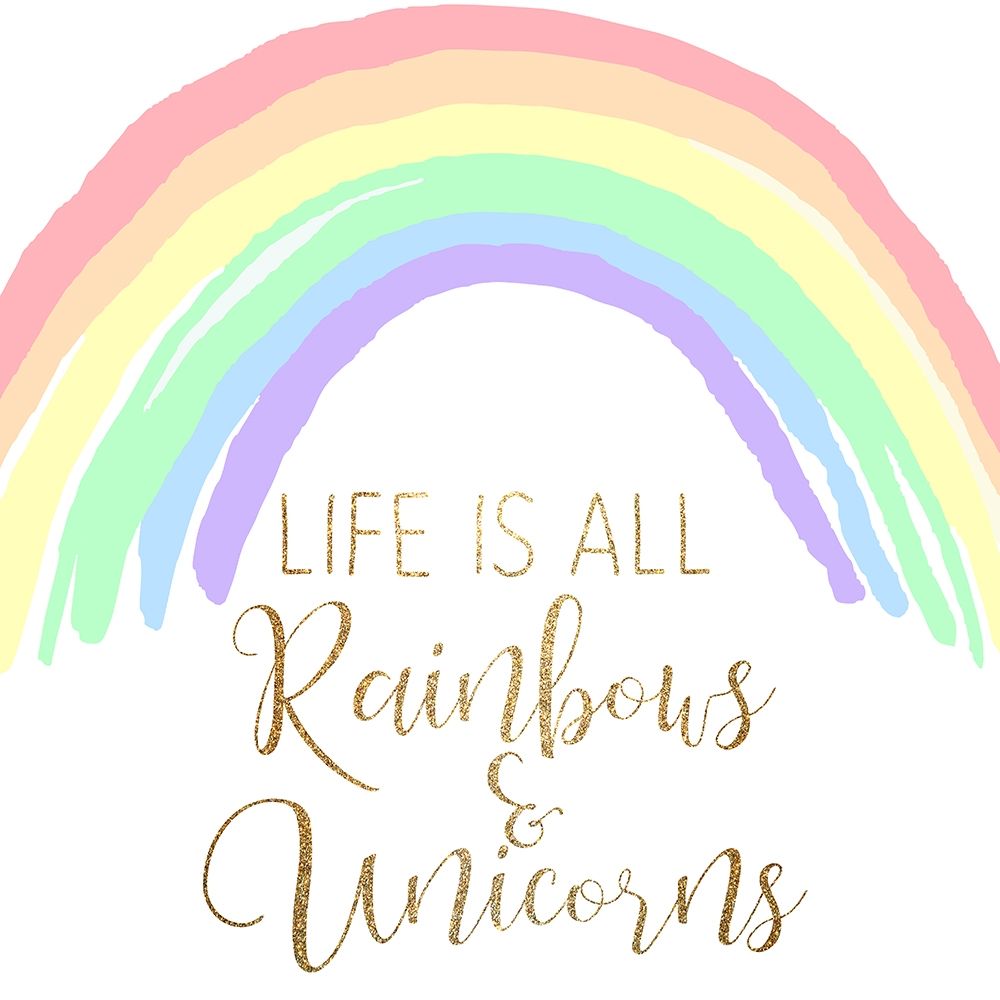 Life is all Unicorns 2 v2 art print by Kimberly Allen for $57.95 CAD