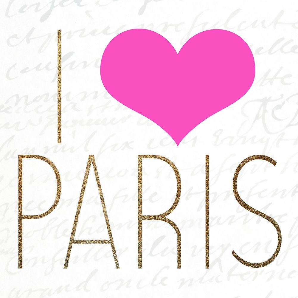 I LOVE Paris 2 art print by Kimberly Allen for $57.95 CAD