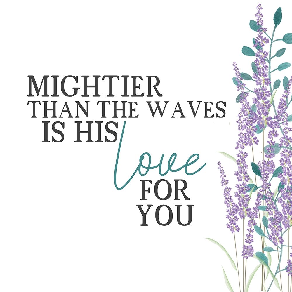 His Love Floral art print by Kimberly Allen for $57.95 CAD