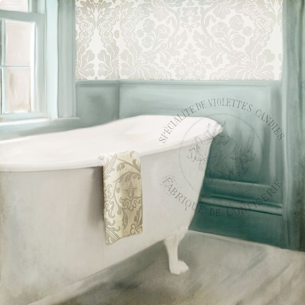 Vintage Bath 1 art print by Kimberly Allen for $57.95 CAD
